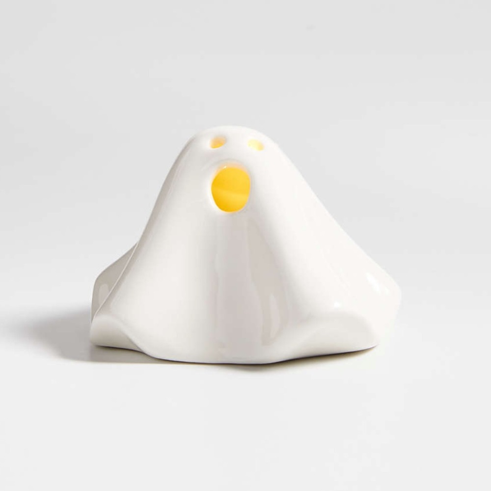 Crate&Barrel Small LED Ceramic Ghost - Picture 12 of 14